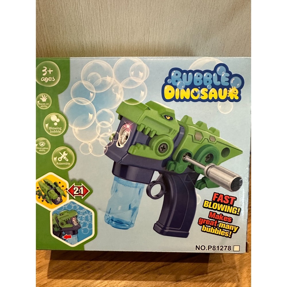 Kids Bubble Machine 2-in-1 "Shark and Dinosaur"